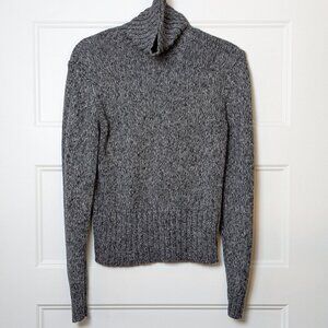 G.H. BASS & CO. Gray Marled Turtleneck Sweater SZ M